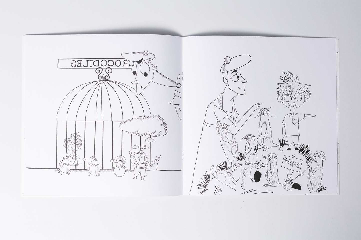 Dai and the Missing Baby Crocodile Book & Colouring Book / Dai and the Arrival of Diego from Patagonia Book & Colouring Book